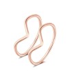 Silver Midi Knuckles Rings NSR-4316-MIDI